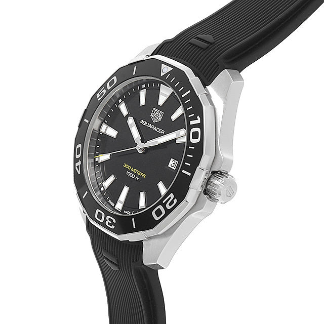  Shop Authentic Tag Heuer Aquaracer Quartz Black Dial Black Rubber Strap Watch for Men -  WAY101A.FT6141 - Luxxuri