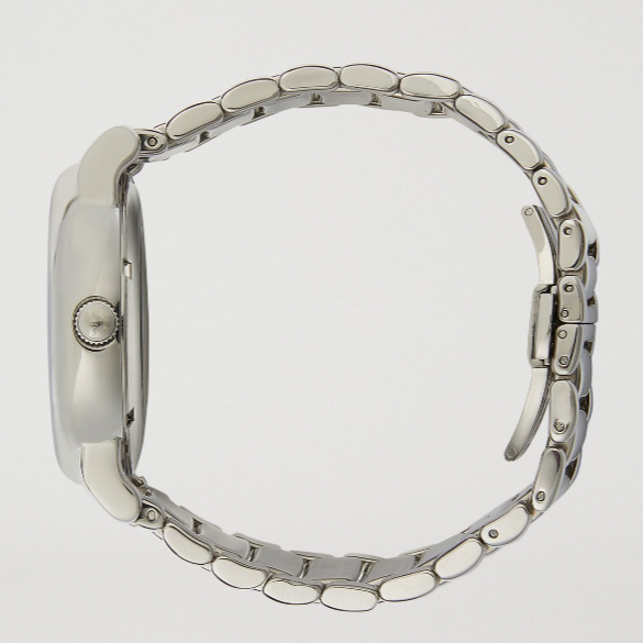  Shop Authentic Emporio Armani Meccanico Automatic Silver Dial Silver Steel Strap Watch for Men - AR60006 - Luxxuri