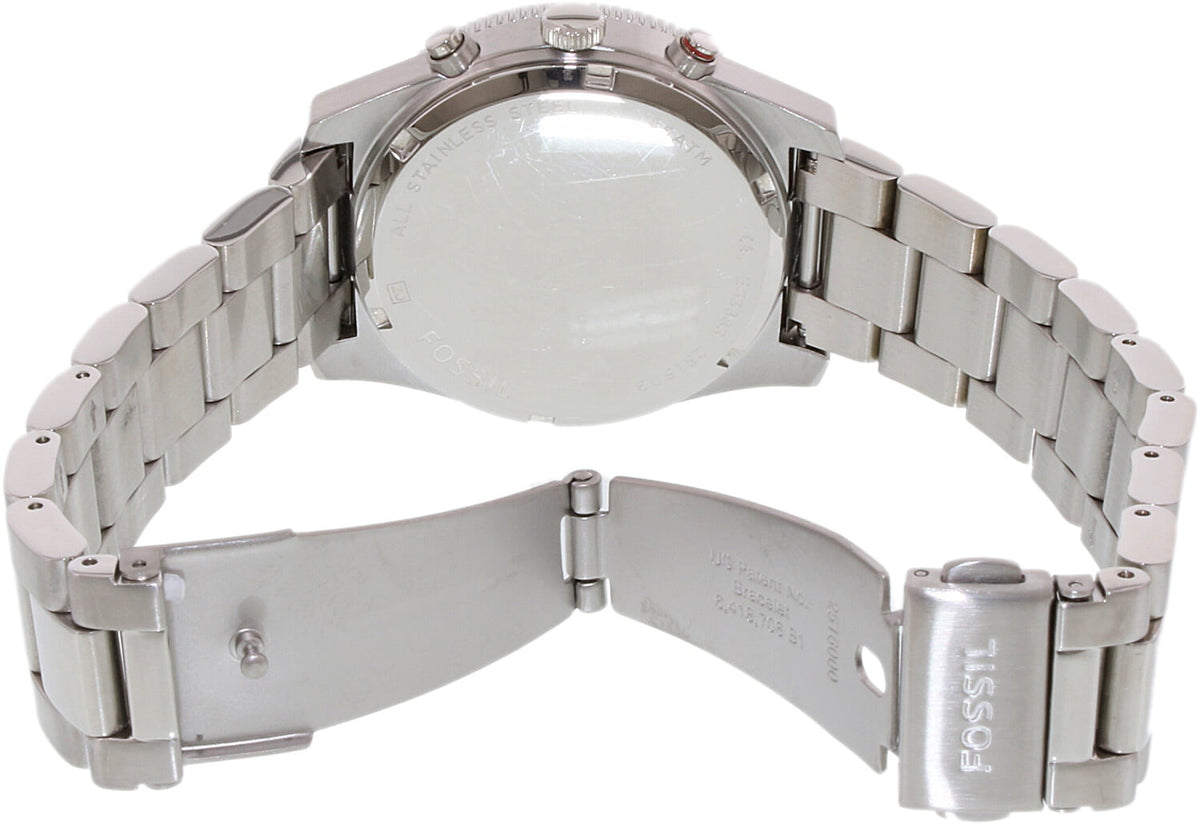  Shop Authentic Fossil Boyfriend Multifunction Silver Dial Silver Steel Strap Watch for Women - ES3883 - Luxxuri