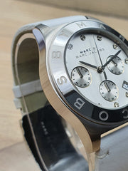  Shop Authentic Marc Jacobs Blade White Dial White Leather Strap Watch for Women - MBM1187 - Luxxuri