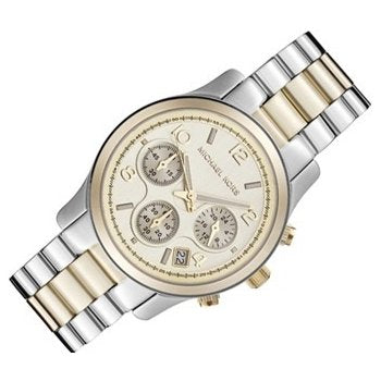  Shop Authentic Michael Kors Runway Gold Dial Two Tone Steel Strap Watch for Women - MK5137 - Luxxuri