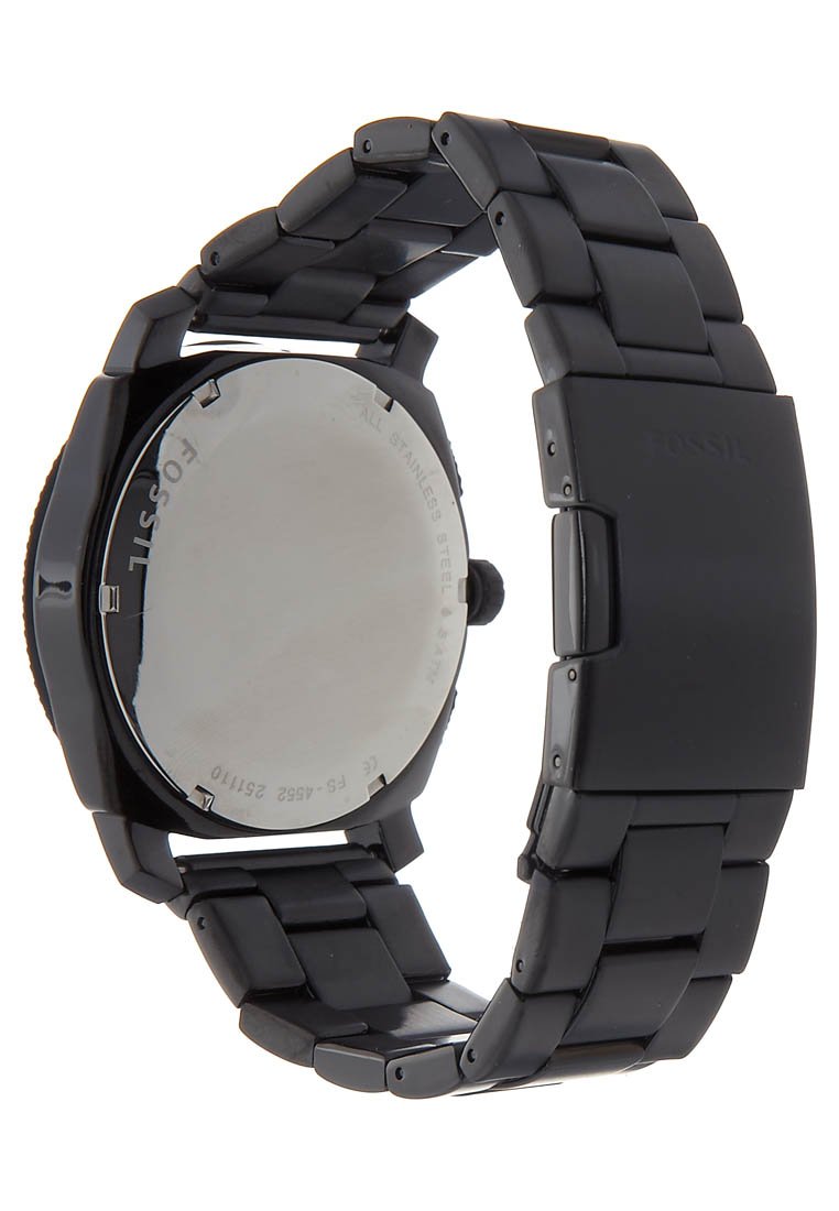  Shop Authentic Fossil Machine Chronograph Black Dial Black Steel Strap Watch for Men - FS4552 - Luxxuri