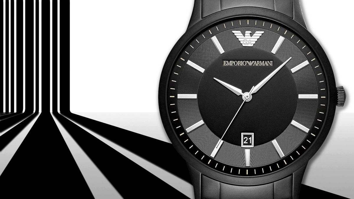  Shop Authentic Emporio Armani Renato Quartz Black Dial Black Steel Strap Watch For Men - AR11079 - Luxxuri