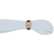 Shop Authentic Guess Horizon Quartz Champagne Dial Brown Leather Strap Watch For Women - W0380G4 - Luxxuri