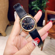  Shop Authentic Marc Jacobs Mandy Black Dial Black Leather Strap Watch for Women - MJ1597 - Luxxuri
