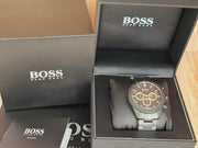  Shop Authentic Hugo Boss Ikon Black Dial Black Steel Strap Watch for Men - 1513278 - Luxxuri