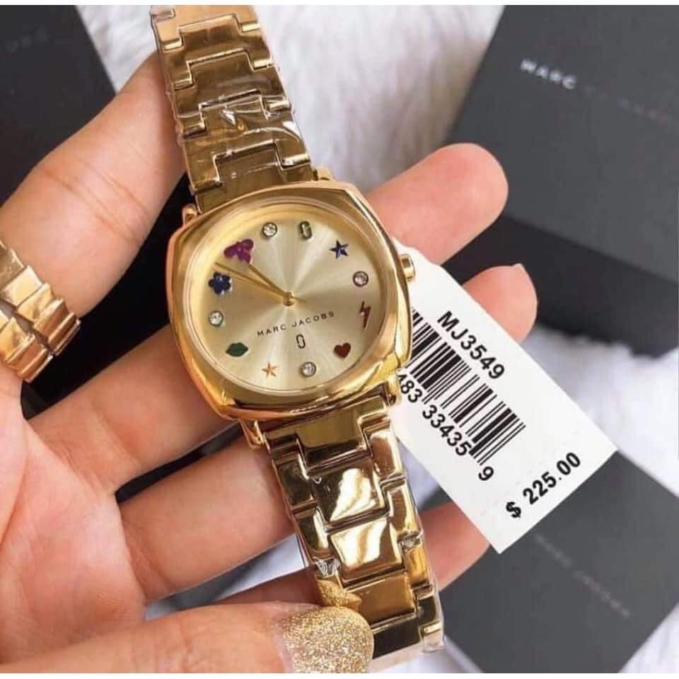  Shop Authentic Marc Jacobs Mandy Gold Dial Gold Steel Strap Watch for Women - MJ3549 - Luxxuri