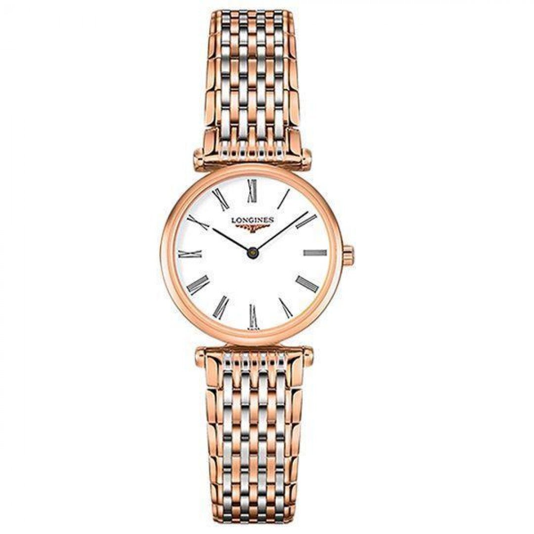  Shop Authentic Longines La Grande Classique De Longines White Dial Two Tone Mesh Bracelet Watch for Women - L4.209.1.91.7 - Luxxuri