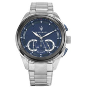  Shop Authentic Maserati Traguardo Chronograph 45mm Blue Dial Stainless Steel Watch For Men - R8873612014 - Luxxuri