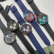  Shop Authentic Guess Odyssey Analog Blue Dial Blue Rubber Strap Watch For Men - W1108G1 - Luxxuri