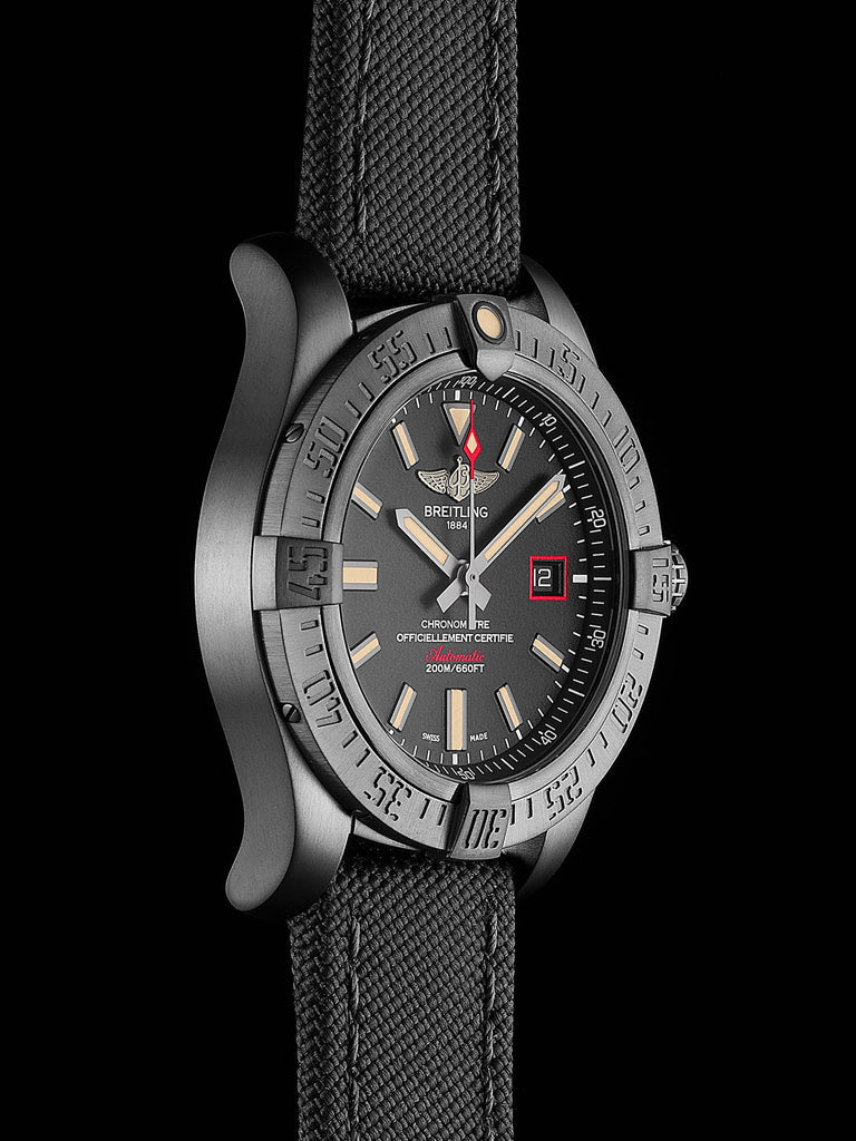  Shop Authentic Breitling Avenger Blackbird 44mm Black Dial Black Nylon Strap Watch for Men - V1731110/BD74/109W/M20BASA.1 - Luxxuri