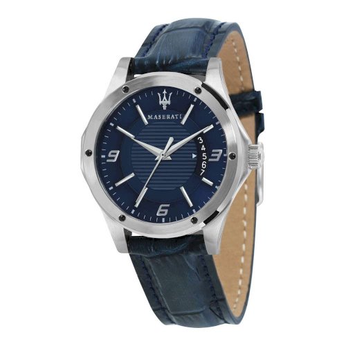  Shop Authentic Maserati Circuito Blue Dial Blue Leather Strap Watch For Men - R8851127003 - Luxxuri