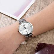  Shop Authentic Emporio Armani Classic Silver Dial Silver Steel Strap Watch For Men - AR1819 - Luxxuri