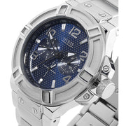  Shop Authentic Guess Rigor Quartz Black Dial Silver Steel Strap Watch For Men - W0218G2 - Luxxuri