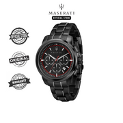  Shop Authentic Maserati Successo 44mm Black Dial Black Steel Strap Watch For Men - R8873621014 - Luxxuri