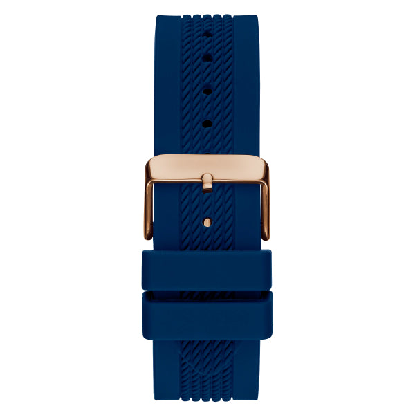  Shop Authentic Guess Delta Blue Dial Blue Silicone Strap Watch for Men - GW0051G3 - Luxxuri
