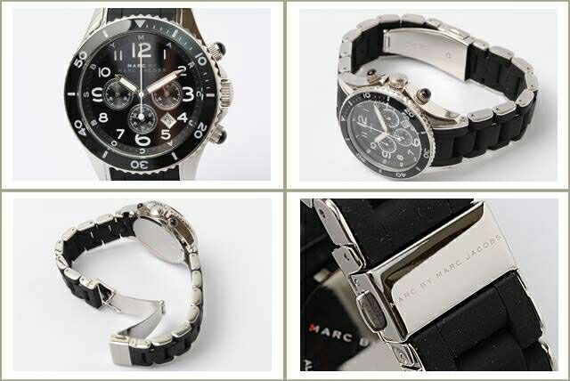  Shop Authentic Marc Jacobs Rock Chronograph Black Dial Black Silicone Strap Watch for Women - MBM2551 - Luxxuri