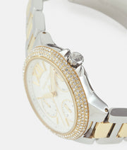  Shop Authentic Michael Kors Camille Multifunction Silver Dial Two Tone Steel Strap Watch For Women - MK6982 - Luxxuri