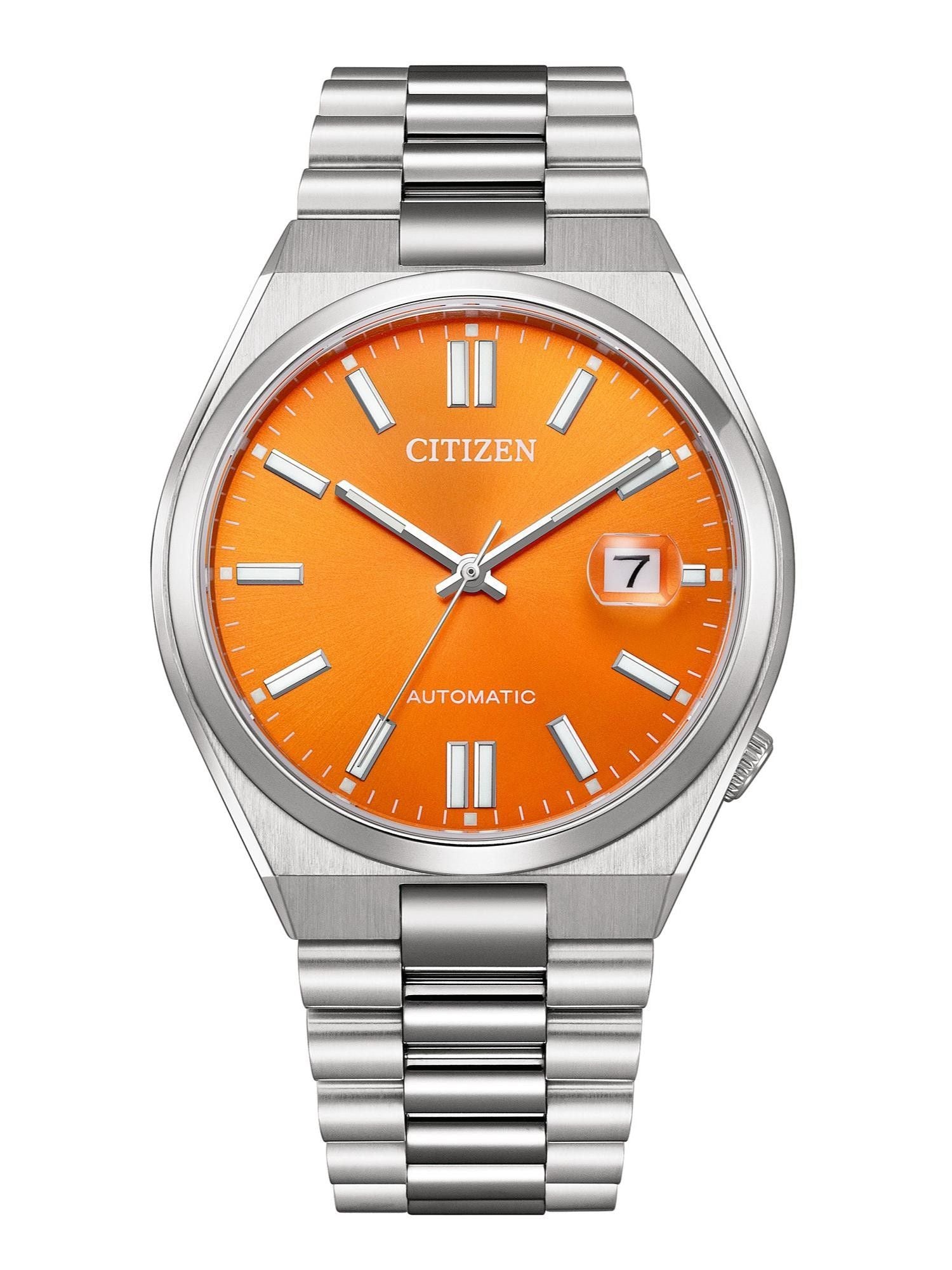  Shop Authentic Citizen x Pantone Automatic Blazing Red Dial Silver Steel Strap Watch For Men - NJ0158-89W - Luxxuri
