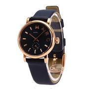  Shop Authentic Marc Jacobs Baker Navy Blue Dial Blue Leather Strap Watch for Women - MBM1331 - Luxxuri