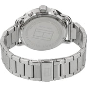  Shop Authentic Tommy Hilfiger Briggs Chronograph Black Dial Silver Steel Strap Watch for Men - 1791422 - Luxxuri