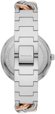 Shop Authentic Michael Kors Catelyn Quartz Silver Dial Two Tone Steel Strap Watch For Women - MK4634 - Luxxuri