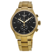  Shop Authentic Tissot Chrono XL Classic Black Dial Gold Steel Strap Watch for Men - T116.617.33.051.00 - Luxxuri