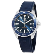  Shop Authentic Tag Heuer Aquaracer Quartz Blue Dial Blue Rubber Strap Watch for Men - WAY101C.FT6153 - Luxxuri