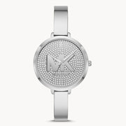  Shop Authentic Michael Kors Charley Quartz Crystals Silver Dial Silver Steel Strap Watch For Women - MK4432 - Luxxuri