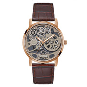  Shop Authentic Guess Gadget Brown Dial Brown Leather Strap Watch for Men - GW0570G2 - Luxxuri