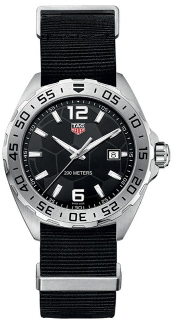  Shop Authentic Tag Heuer Formula 1 Quartz Black Dial Black NATO Strap Watch for Men - WAZ1015.FC8198 - Luxxuri