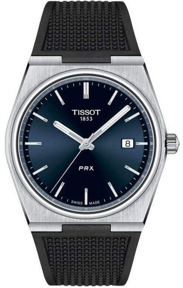  Shop Authentic Tissot PRX Blue Dial Black Rubber Strap Watch For Men - T137.410.17.041.00 - Luxxuri