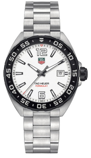  Shop Authentic Tag Heuer Formula 1 White Dial Watch for Men - WAZ1111.BA0875 - Luxxuri