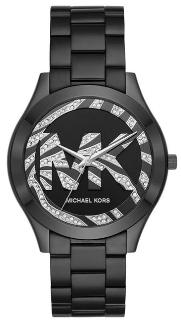 Shop Authentic Michael Kors Runway Quartz Black Dial Black Steel Strap Watch For Women - MK4562 - Luxxuri