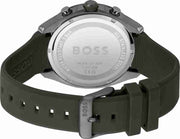  Shop Authentic Hugo Boss Velocity Chronograph Green Dial Green Rubber Strap Watch For Men - 1514060 - Luxxuri