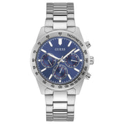  Shop Authentic Guess Altitude Chronograph Blue Dial Silver Steel Strap Watch for Men - GW0329G1 - Luxxuri