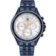  Shop Authentic Tommy Hilfiger Ari Diamonds White Dial Blue Steel Strap Watch for Women - 1782003 - Luxxuri