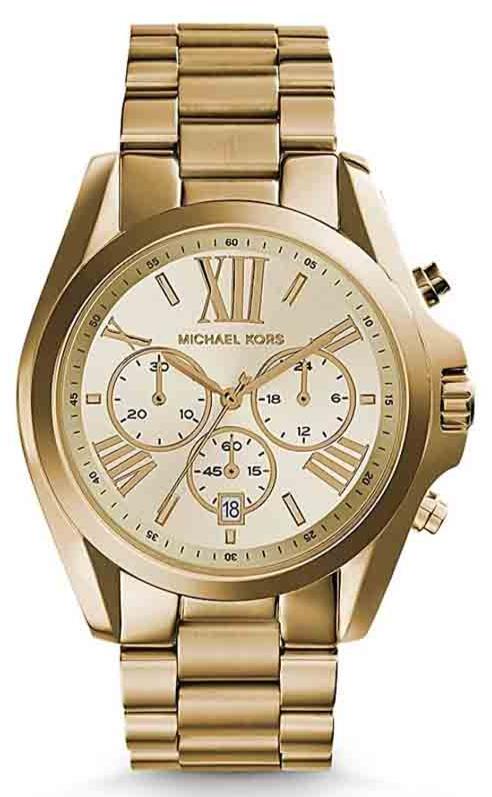  Shop Authentic Michael Kors Bradshaw Gold Dial Gold Steel Strap Watch for Women - MK5605 - Luxxuri