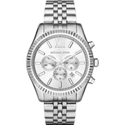  Shop Authentic Michael Kors Lexington Silver Dial Silver Steel Strap Watch for Men - MK8405 - Luxxuri