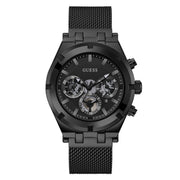  Shop Authentic Guess Continental Chronograph Black Dial Black Mesh Strap Watch For Men - GW0582G3 - Luxxuri