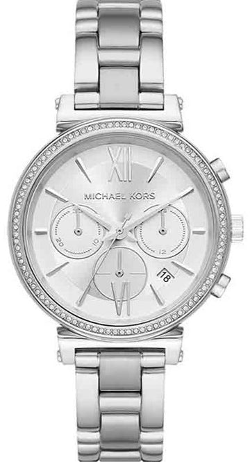  Shop Authentic Michael Kors Sofie Quartz Silver Dial Silver Steel Strap Watch For Women - MK6575 - Luxxuri
