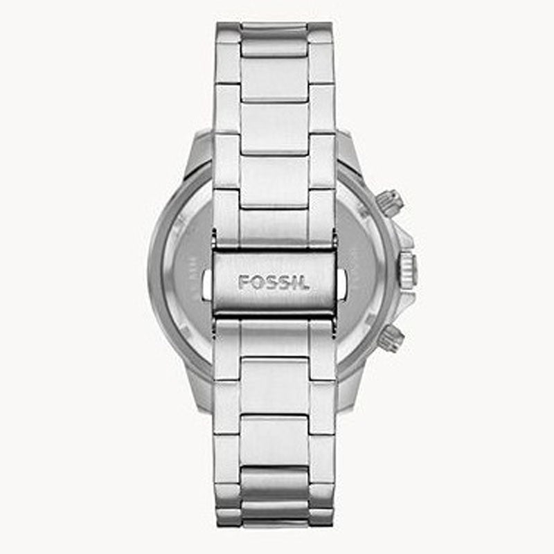  Shop Authentic Fossil Bannon Multifunction Chronograph Silver Dial Silver Steel Strap Watch for Men - BQ2490 - Luxxuri