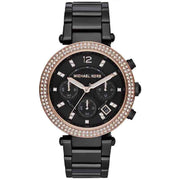  Shop Authentic Michael Kors Parker Diamonds Black Dial Black Steel Strap Watch for Women - MK5885 - Luxxuri