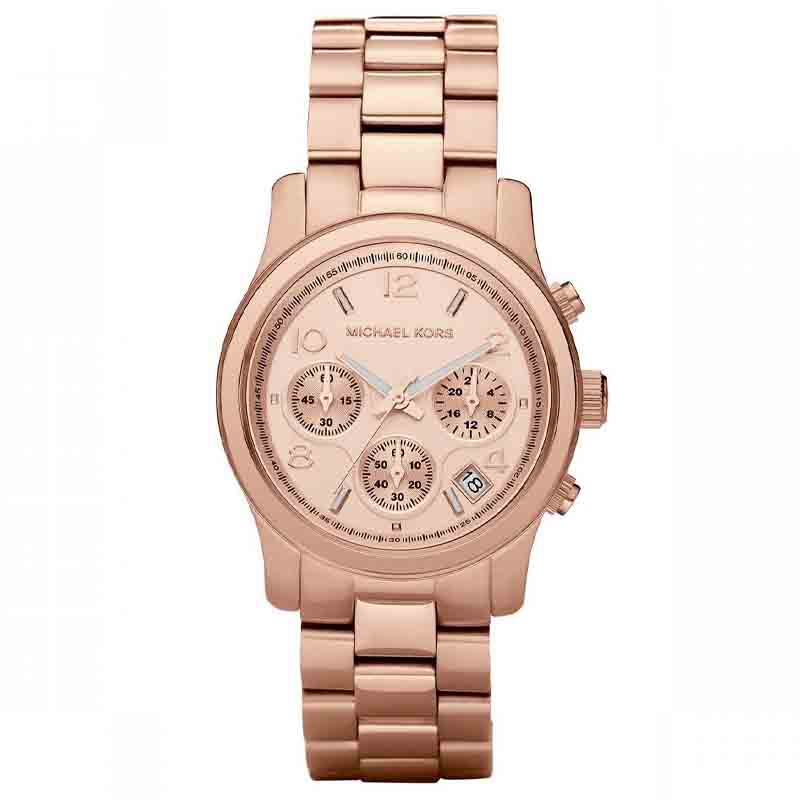  Shop Authentic Michael Kors Runway Rose Gold Dial Rose Gold Steel Strap Watch for Women - MK5128 - Luxxuri