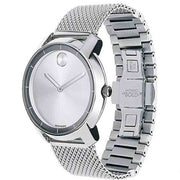  Shop Authentic Movado Bold Silver Dial Silver Mesh Bracelet Watch For Women - 3600241 - Luxxuri