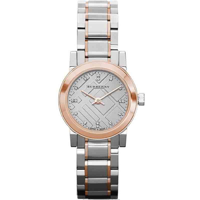  Shop Authentic Burberry The City Silver Dial Two Tone Steel Strap Watch for Women - BU9214 - Luxxuri