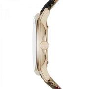  Shop Authentic Burberry The Classic Round Gold Dial Brown Leather Strap Unisex Watch  - BU10001 - Luxxuri