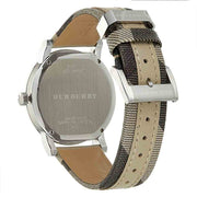  Shop Authentic Burberry The City Beige Dial Tan Leather Strap Watch for Women - BU9021 - Luxxuri