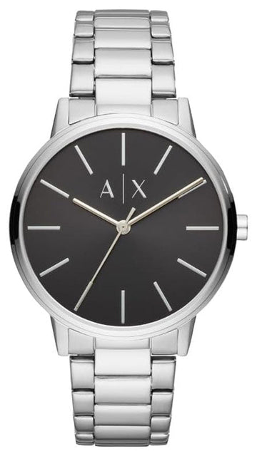  Shop Authentic Armani Exchange Cayde Analog Black Dial Silver Steel Strap Watch For Men - AX2700 - Luxxuri