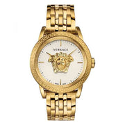  Shop Authentic Versace Palazzo Empire White Dial Gold Steel Strap Watch for Men - VERD00318 - Luxxuri